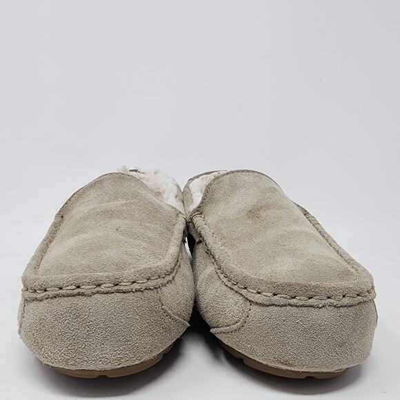 Koolaburra by UGG Slippers Men 11 Tipton Taupe Suede Faux Fur Lining 1105893 - Picture 4 of 10